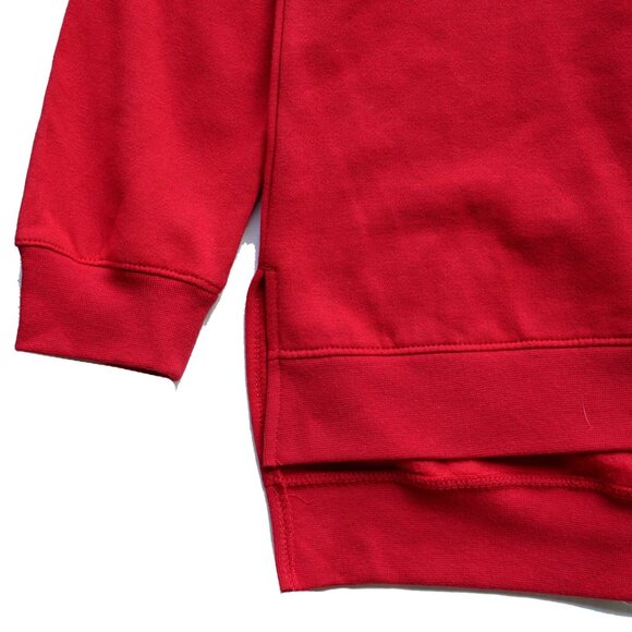 NC State Hoodie Wolfpack Red Logo Collegiate Knit Fleece Lined Sweatshirt Top - Picture 8 of 8